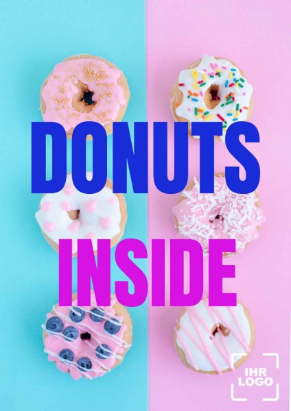 Poster Donuts inside 