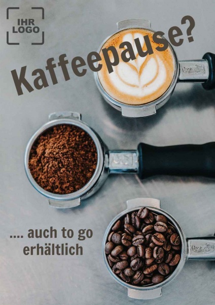 Poster Kaffeepause 