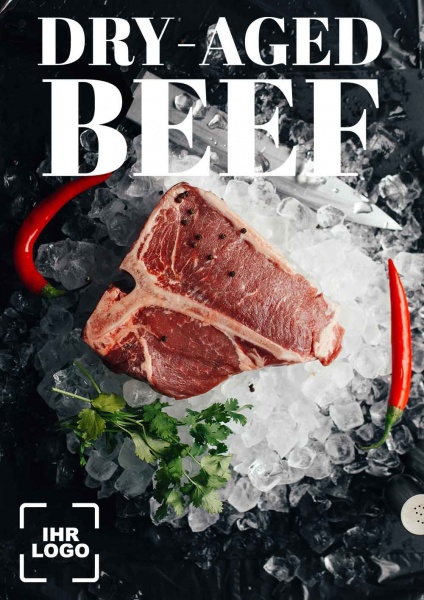 Poster Dry Aged Beef 