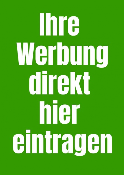Poster Werbung grün 