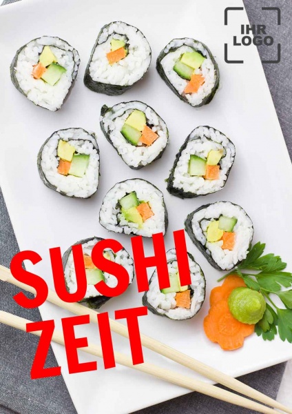 Poster Sushi Zeit 